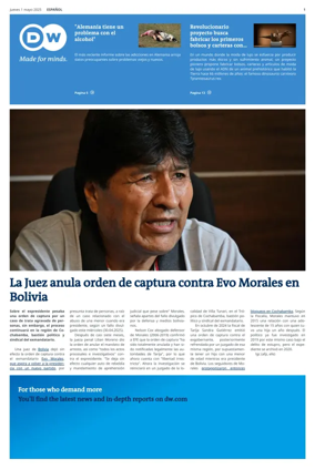 Cover of Deutsche Welle (Spanish edition)