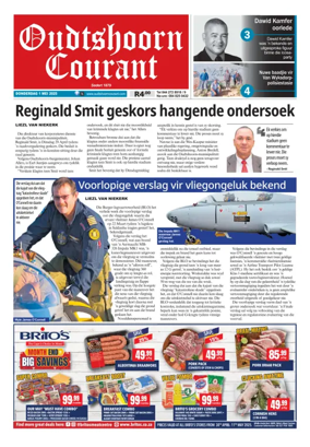 Cover of Oudtshoorn Courant