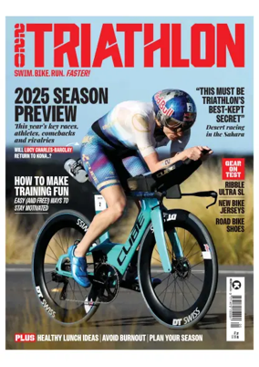 Cover of 220 Triathlon Magazine