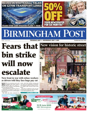 Cover of Birmingham Post