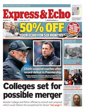 Cover of Express & Echo (City & East Devon Edition)