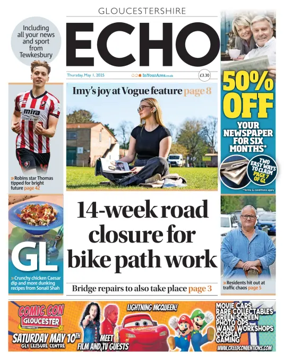 Cover of Gloucestershire Echo