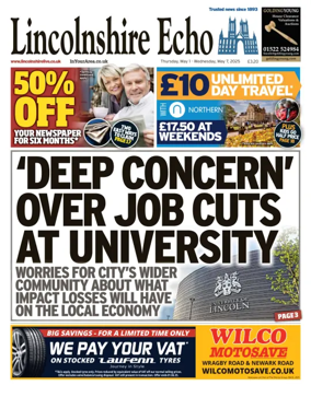 Cover of Lincolnshire Echo