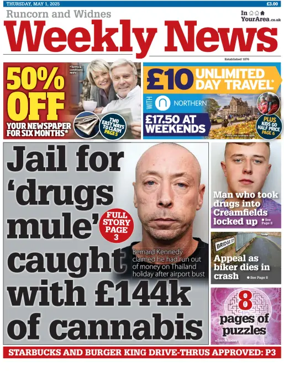 Cover of Runcorn & Widnes Weekly News