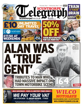 Cover of Scunthorpe Telegraph