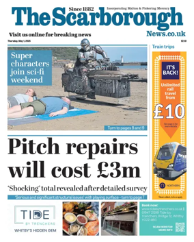 Cover of The Scarborough Evening News
