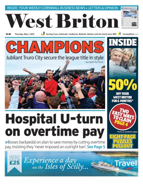 Cover of West Briton (Truro and Mid Cornwall)