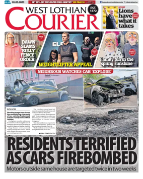 Cover of West Lothian Courier