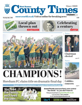 Cover of West Sussex County Times