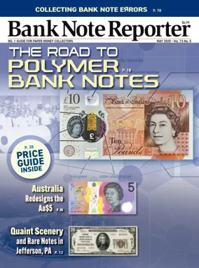 Cover of Bank Note Reporter