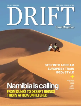Cover of DRIFT Travel magazine