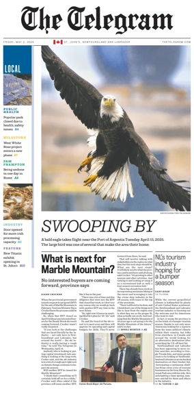 Cover of The Telegram (St. Johnâ€™s)