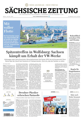 Cover of Sächsische Zeitung  (Dresdner Meißner Land)
