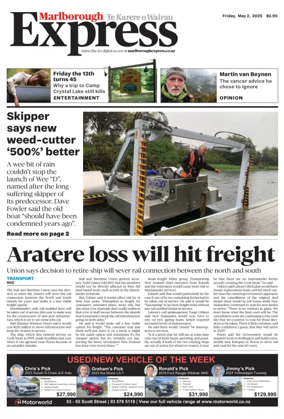 Cover of Marlborough Express