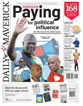 Cover of Daily Maverick