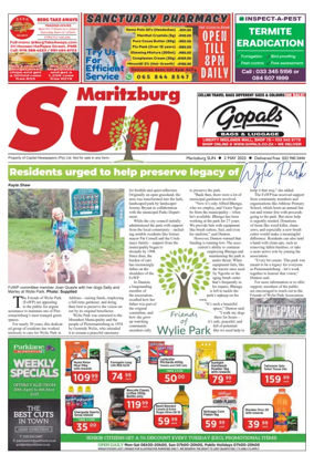 Cover of Maritzburg Sun (South Africa)