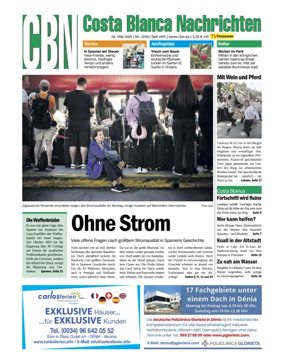 Cover of Costa Blanca Nachrichten