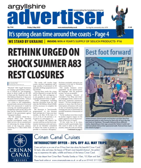 Cover of Argyllshire Advertiser