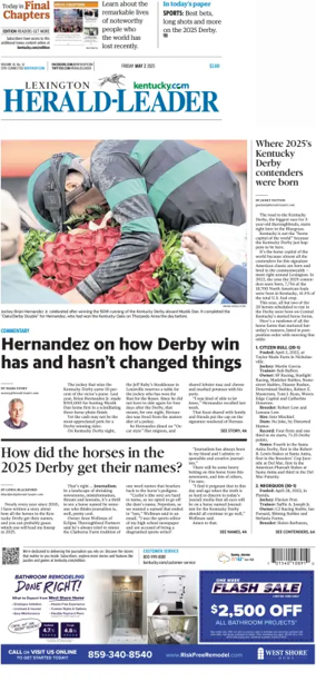 Cover of Lexington Herald-Leader