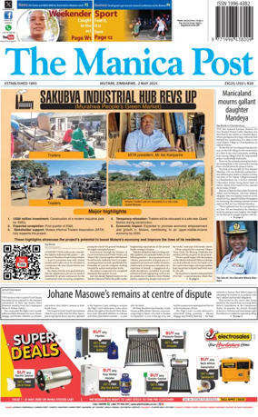 Cover of The Manica Post