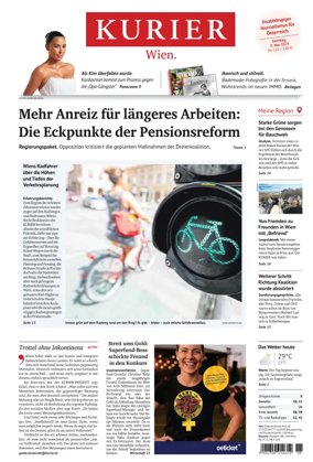 Cover of Kurier (Samstag)