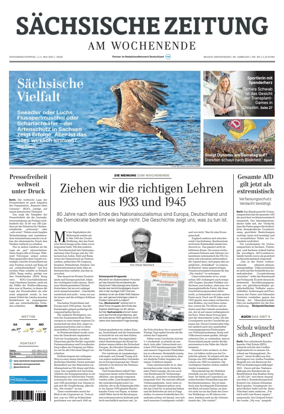 Cover of Sächsische Zeitung  (Großenhain)
