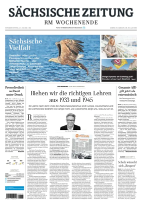 Cover of Sächsische Zeitung  (Kamenz)