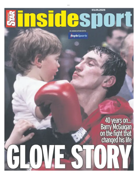 Cover of Irish Daily Star - Inside Sport