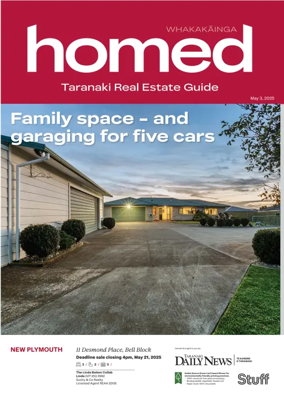Cover of Homed Taranaki Daily News