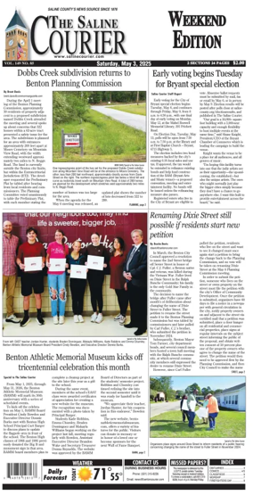 Cover of The Saline Courier Weekend