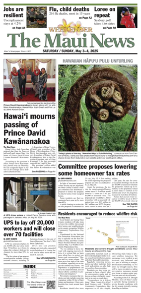Cover of The Maui News - Weekender