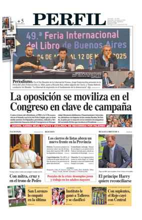 Cover of Perfil (Domingo)