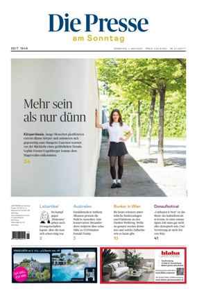 Cover of Die Presse am Sonntag