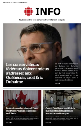 Cover of Radio-Canada Info