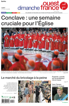 Cover of Dimanche Ouest France (Sarthe)