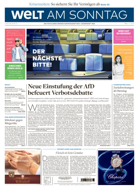 Cover of Welt am Sonntag