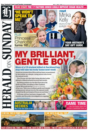 Cover of Herald on Sunday