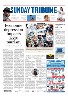 Cover of Sunday Tribune