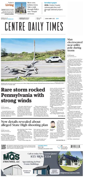 Cover of Centre Daily Times (Sunday)