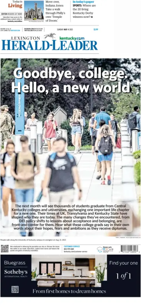 Cover of Lexington Herald-Leader (Sunday)