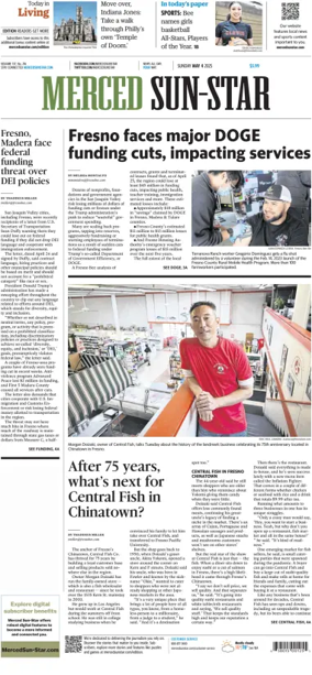 Cover of Merced Sun-Star (Saturday)