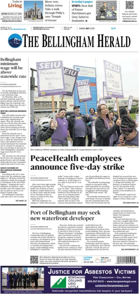 Cover of The Bellingham Herald (Sunday)
