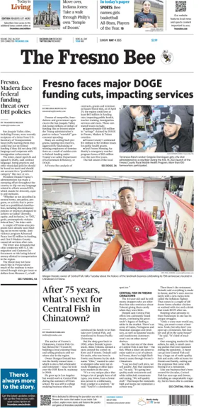 Cover of The Fresno Bee (Sunday)