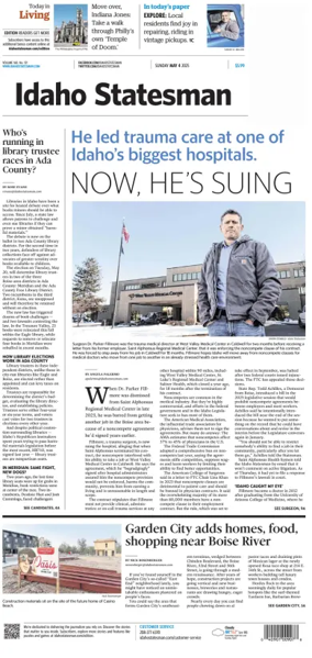 Cover of The Idaho Statesman (Sunday)