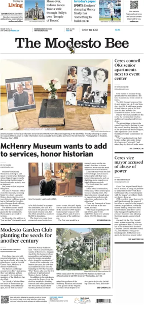 Cover of The Modesto Bee (Sunday)