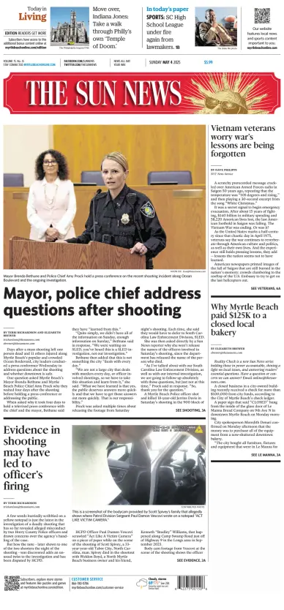 Cover of The Sun News (Sunday)