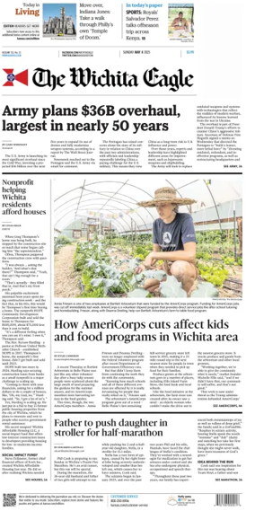 Cover of The Wichita Eagle (Sunday)