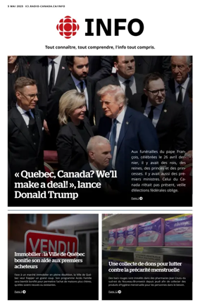 Cover of Radio-Canada Info