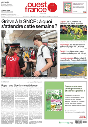 Cover of Ouest France (Ancenis)