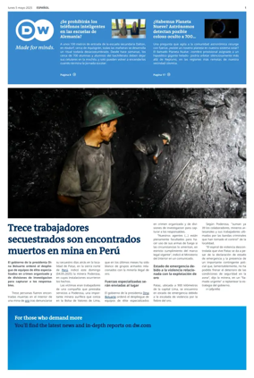 Cover of Deutsche Welle (Spanish edition)